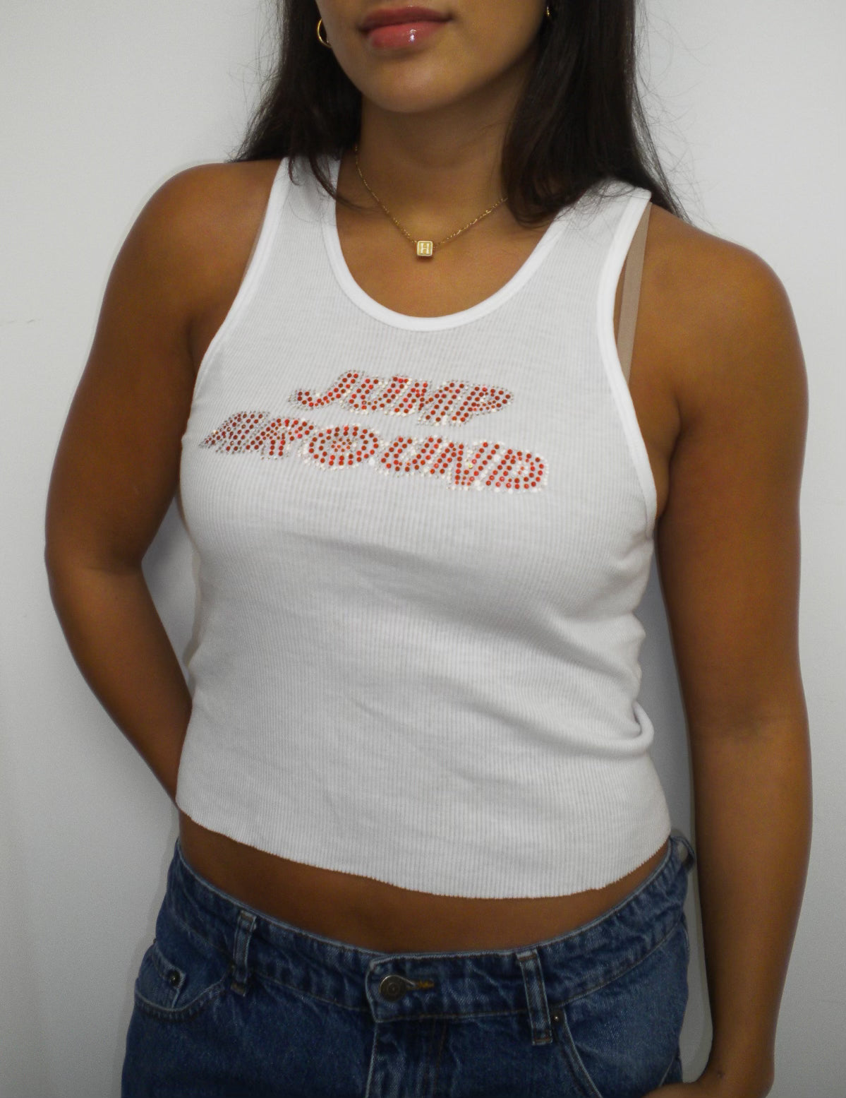 Jump Around Ribbed Tank